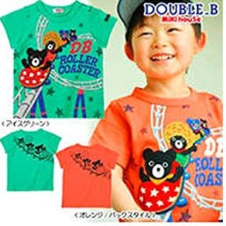 ダブルビー(DOUBLE.B)のダブルＢ★半袖Tシャツ★100★新品未使用★ミキハウス★ティシャツ(Tシャツ/カットソー)