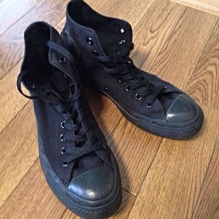 コンバース(CONVERSE)の美品★コンバースオールスターハイカット黒(スニーカー)