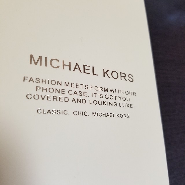 Michael Kors(マイケルコース)のマイケルコースケース　iPhone7,8対応 スマホ/家電/カメラのスマホアクセサリー(iPhoneケース)の商品写真