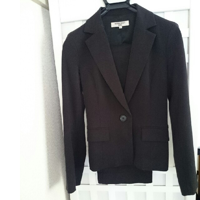 NATURAL BEAUTY BASIC - 黒 パンツ スーツ ナチュラルビューティーの通販 by マロン0's shop｜ナチュラル