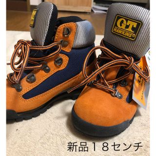 ジーティーホーキンス(G.T. HAWKINS)の値下げ！トレッキングシューズホーキンスＧＴ１８センチ新品(登山用品)