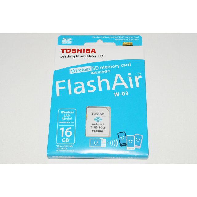 東芝 TOSHIBA 無線LAN FlashAir フラッシュエアー 16GBの通販 by fan's ...