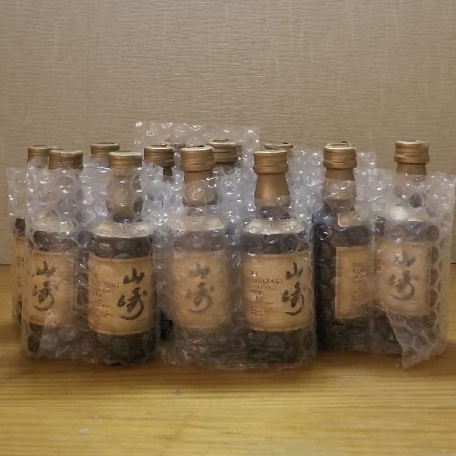 山崎12年ミニボトル　14本set