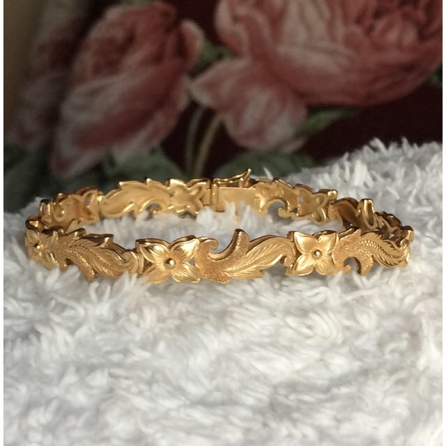 安価 ワタナベ naniniです♡14k ハワイアンジュエリー バングル