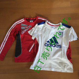 アディダス(adidas)の赤のみ、アディダス130(Tシャツ/カットソー)