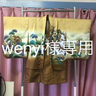 wenyi様専用です  5歳七五三袴セット金茶地(和服/着物)