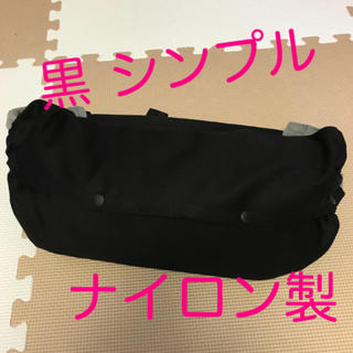 ナイロン製♡ 黒シンプル 抱っこ紐 収納カバー(外出用品)