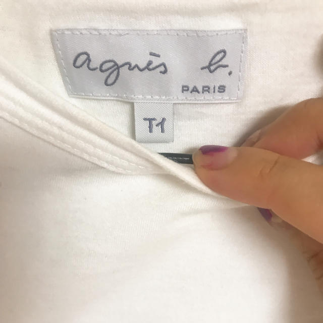 agnes b.(アニエスベー)のアニエス・ベー ロゴT レディースのトップス(Tシャツ(半袖/袖なし))の商品写真