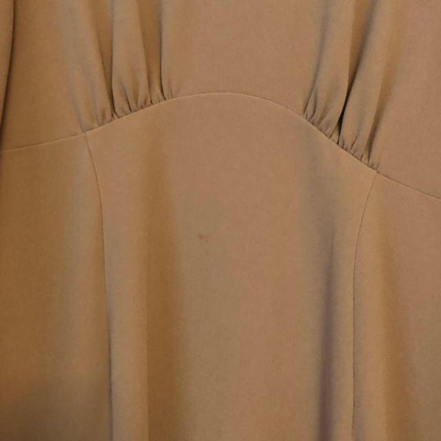 mame(マメ)のmame シルクレースIラインドレス ベージュ サイズ1 レディースのワンピース(ひざ丈ワンピース)の商品写真