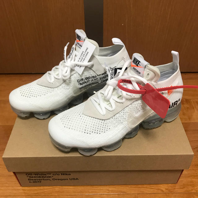 本物 OFF-WHITE - オフホワイト ナイキ ヴェイパーマックス スニーカー