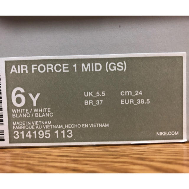 お得正規品 NIKE NIKE air force 1 MID 24cmの通販 by ペイ 's shop｜ナイキならラクマ - 品質保証