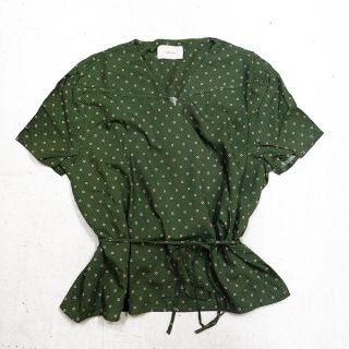 トゥデイフル(TODAYFUL)のTODAYFUL【新品タグ付】Flower Dot Shirts★ungrid(シャツ/ブラウス(半袖/袖なし))