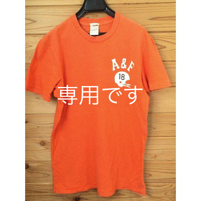 Abercrombie&Fitch(アバクロンビーアンドフィッチ)のアバクロンビー＆フィッチ メンズ Ｔシャツ 半袖 オレンジ メンズのトップス(Tシャツ/カットソー(半袖/袖なし))の商品写真