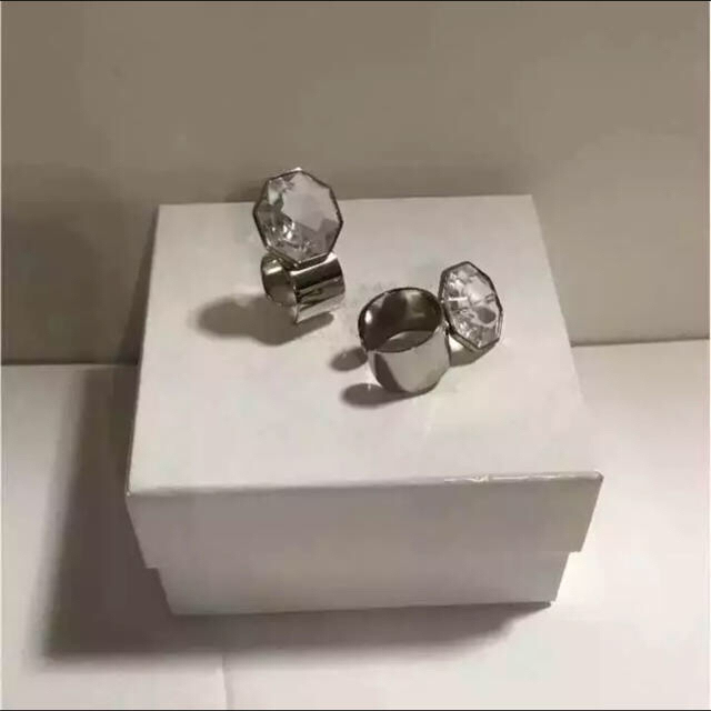 MAISON MARGIELA メゾンマルジェラ 2点セット 4連リング MAISON MARGIELA メゾンマルジェラ 2点セット 4連リング