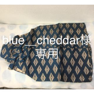 blue＿cheddar様専用です！5歳七五三袴単品ポリエステル(和服/着物)