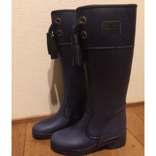 ブルーレーベルクレストブリッジ 今期 レインブーツ 新品 - レイン