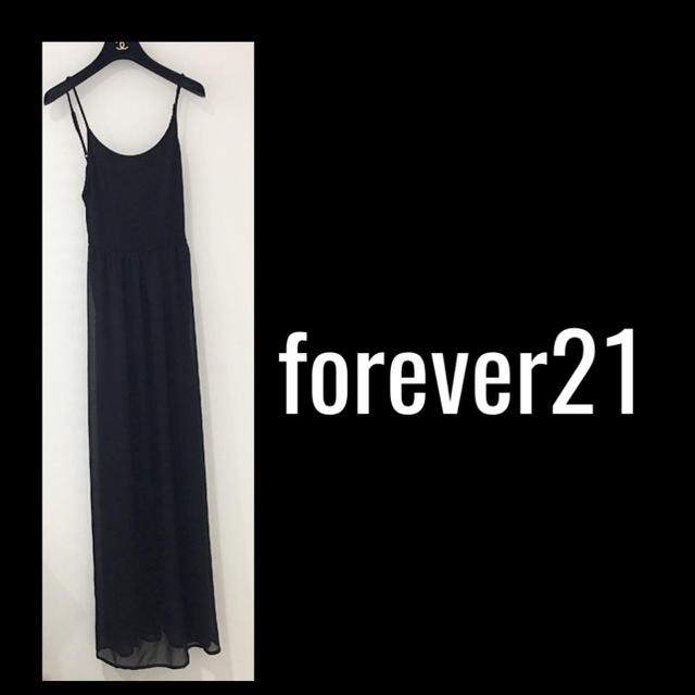 FOREVER 21(フォーエバートゥエンティーワン)のBLACK 切り替えマキシワンピース♡ レディースのワンピース(ロングワンピース/マキシワンピース)の商品写真