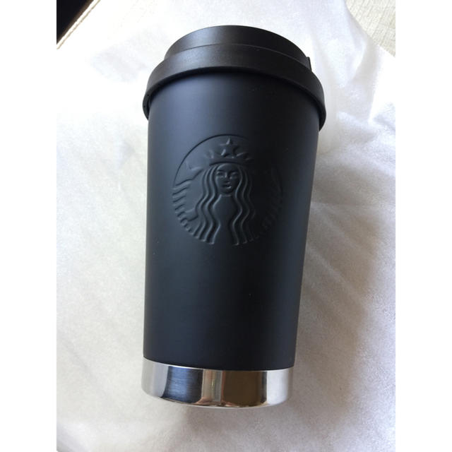 Starbucks Coffee(スターバックスコーヒー)のstarbucks レア商品！マットブラックタンブラー【未使用】 インテリア/住まい/日用品のキッチン/食器(タンブラー)の商品写真