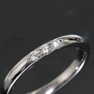 ミキモト(MIKIMOTO)のミキモト ダイヤモンド 0.05ct リング 6号 pt950 新品仕上済 箱(リング(指輪))