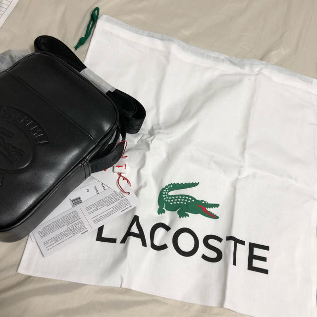 Supreme(シュプリーム)のSupreme LACOSTE shoulder bag 黒 メンズのバッグ(ショルダーバッグ)の商品写真