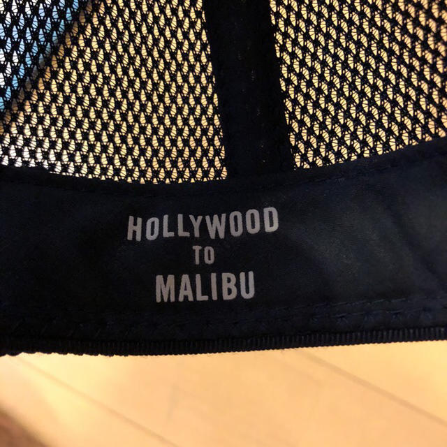 Ron Herman(ロンハーマン)のHOLLYWOOD TO MALIBUロゴ刺繍キャップ メンズの帽子(キャップ)の商品写真