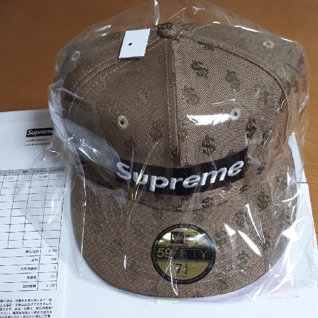 帽子Supreme　NEWエラ　7 1/2 (59.6) Lサイズ相当