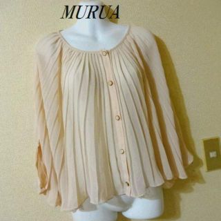 ムルーア(MURUA)のMURUAムルーア♡シフォンお洒落ボタンブラウス(シャツ/ブラウス(半袖/袖なし))