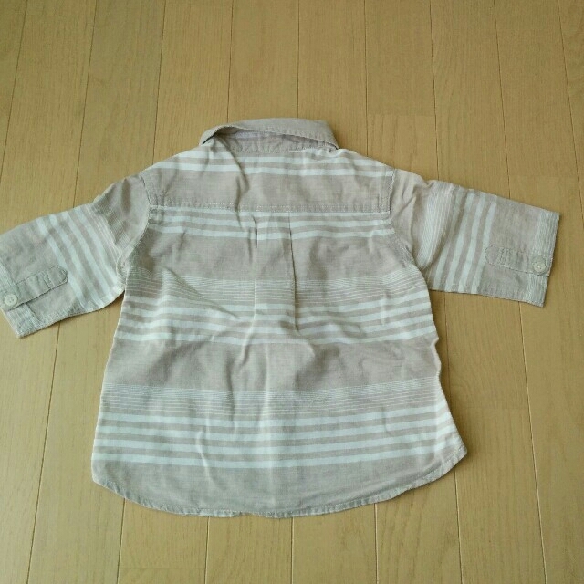 3can4on(サンカンシオン)の3can4on 7分袖シャツ　90㎝ キッズ/ベビー/マタニティのキッズ服男の子用(90cm~)(ブラウス)の商品写真