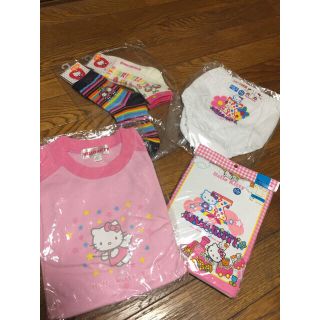 ハローキティ(ハローキティ)のgood-bye様専用 ロキシーTシャツ&キティ 下着セット (下着)