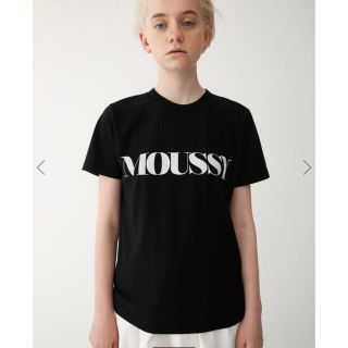 マウジー(moussy)のMOUSSY LETTERED Tシャツ 🖤 新品 ブラック(Tシャツ(半袖/袖なし))