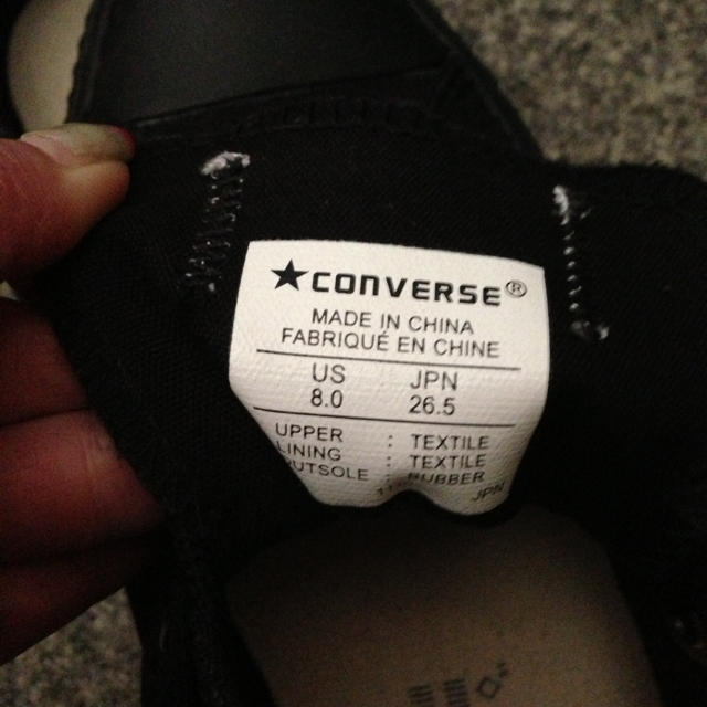 CONVERSE(コンバース)のコンバース  メンズ新品26〜２６．５ レディースの靴/シューズ(スニーカー)の商品写真