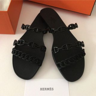 エルメス リヴァージュ サンダル 37 23.5