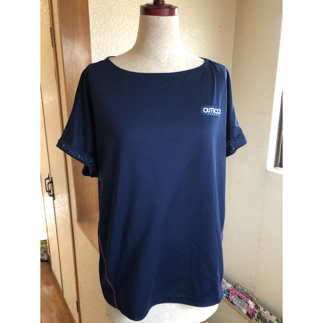 OUTDOOR(アウトドア)の大きいサイズ★ドライTシャツ レディースのトップス(Tシャツ(半袖/袖なし))の商品写真