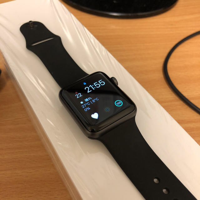 Applewatch Series2 42mm スペースグレイアルミニウム