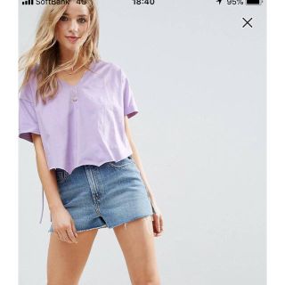 エイソス(asos)のasosカットソー(Tシャツ/カットソー(半袖/袖なし))