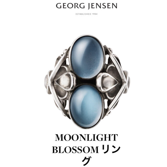 Georg Jensen(ジョージジェンセン)のGEORG JENSEN ガーネット リング レディースのアクセサリー(リング(指輪))の商品写真