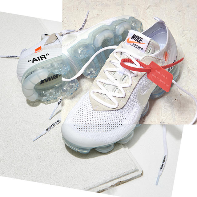 メンズOFF-WHITE × NIKE AIR VAPORMAX WHITE