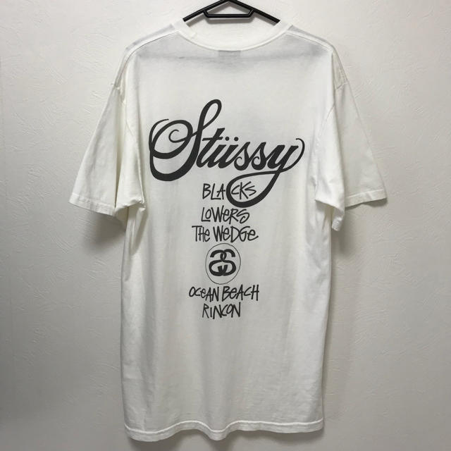 赤V stussy world tour Tシャツ　SK8Thing レア　希少