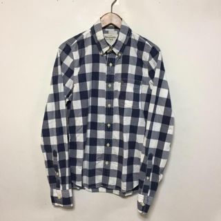 アバクロンビーアンドフィッチ(Abercrombie&Fitch)のアバクロンビー&フィッチ MUSCLE チェック ボタンダウン 長袖シャツ S(シャツ)