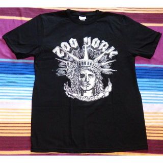 ズーヨーク(ZOO YORK)の新品 ZOO YORK スカル 自由の女神 Tシャツ M (Tシャツ/カットソー(半袖/袖なし))