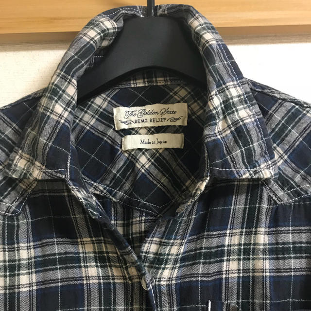 レミレリーフ The Golden State シャツワンピース ひざ丈 F 紺