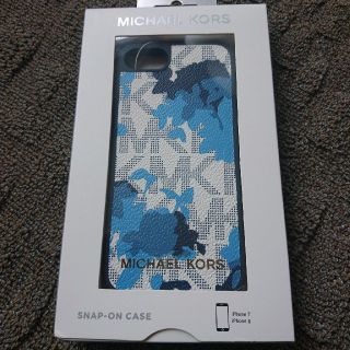 マイケルコース(Michael Kors)の新品* MICHAEL KORS マイケルコース iPhoneケース ネイビー (モバイルケース/カバー)