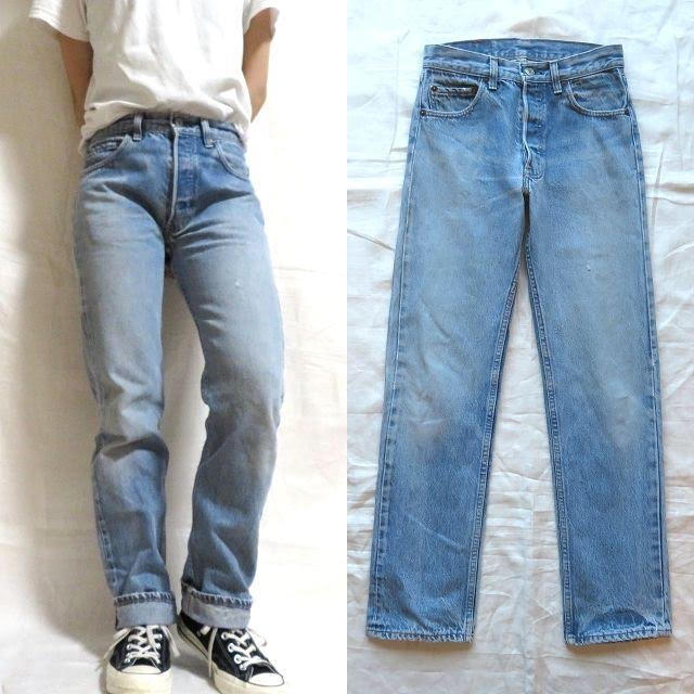 Levi's - 90s LEVI'S 501 ハイウエスト ストレート デニム W29の Levi's - 90s LEVI'S 501 ハイウエスト ストレート デニム W29の