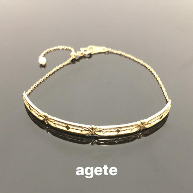 agete(アガット)の確実正規品ageteブレスレット レディースのアクセサリー(ブレスレット/バングル)の商品写真