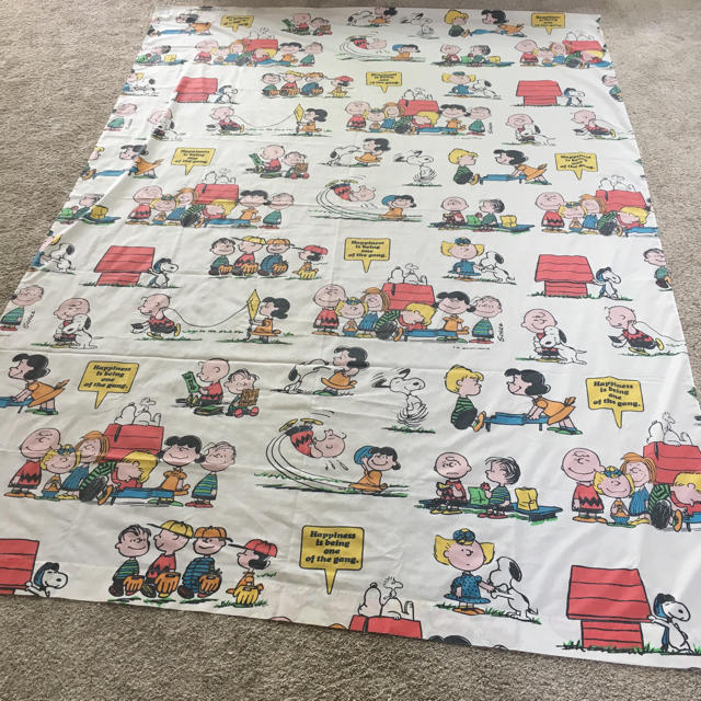 SNOOPY - スヌーピー フラット ビンテージ 生地368の通販 by