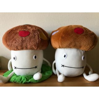 エヌティティドコモ(NTTdocomo)のドコモダケ2個セット(ぬいぐるみ)