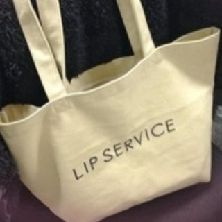 リップサービス(LIP SERVICE)のLIPノベルティー、トートバッグ(トートバッグ)