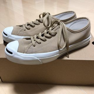 コンバース(CONVERSE)のコンバース ジャックパーセル スエード ベージュ(スニーカー)