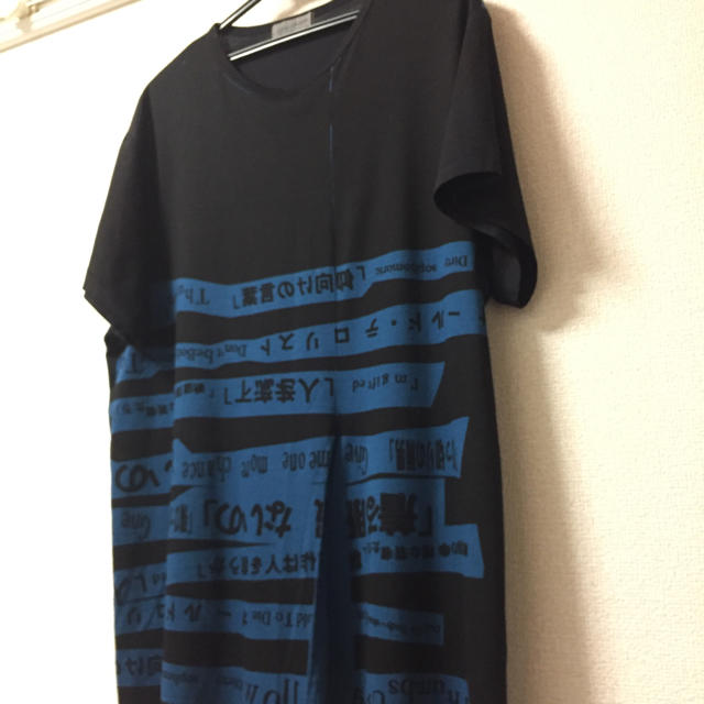 Yohji Yamamoto(ヨウジヤマモト)の【試着のみ】18ss メッセージカットソー メンズのトップス(Tシャツ/カットソー(半袖/袖なし))の商品写真