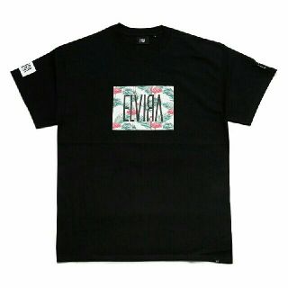 エルヴィア(ELVIA)のエルビラ2018SS　FLAMINGO BOX T-SHIRT  -BLACK-(Tシャツ/カットソー(半袖/袖なし))